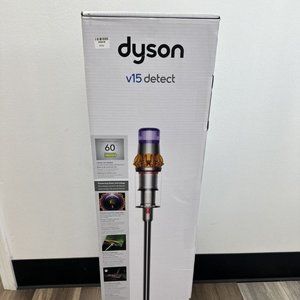 Dyson V15 Detect Cordless Stick Vacuum Cleaner - Yellow/Nickel (447261-01)